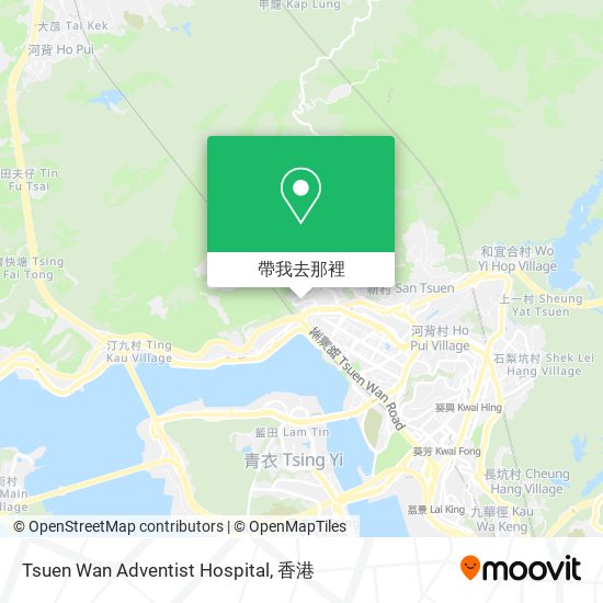 Tsuen Wan Adventist Hospital地圖