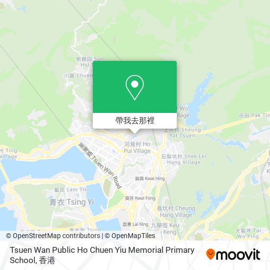 Tsuen Wan Public Ho Chuen Yiu Memorial Primary School地圖