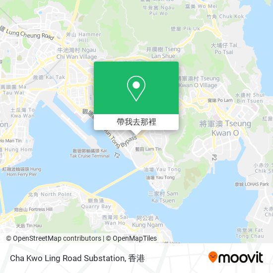 Cha Kwo Ling Road Substation地圖