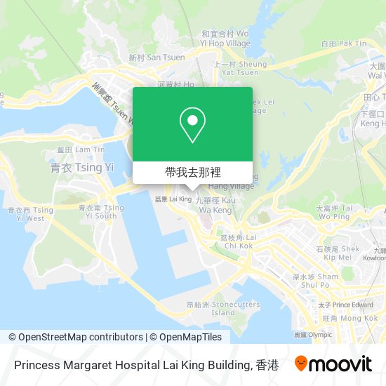 Princess Margaret Hospital Lai King Building地圖