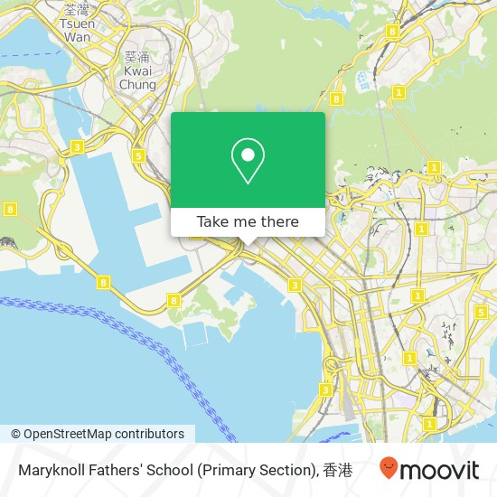 Maryknoll Fathers' School (Primary Section)地圖