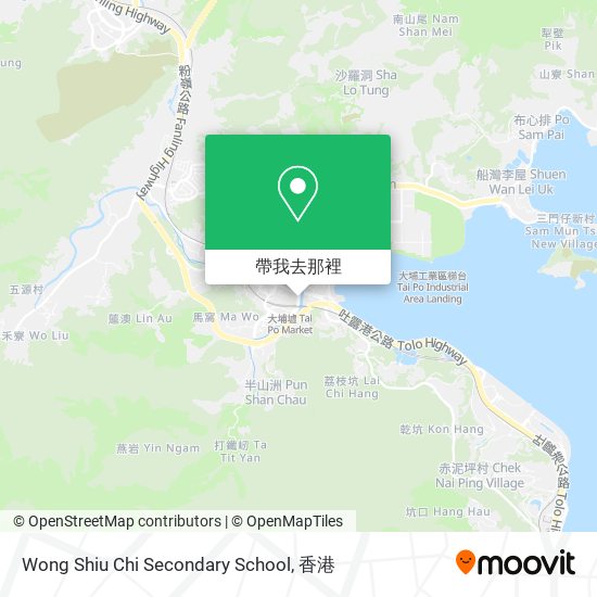 Wong Shiu Chi Secondary School地圖