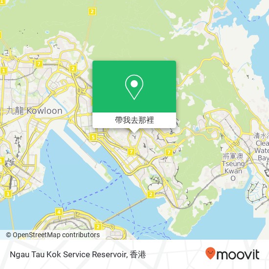 Ngau Tau Kok Service Reservoir地圖