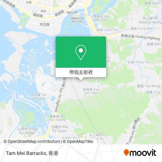 Tam Mei Barracks地圖