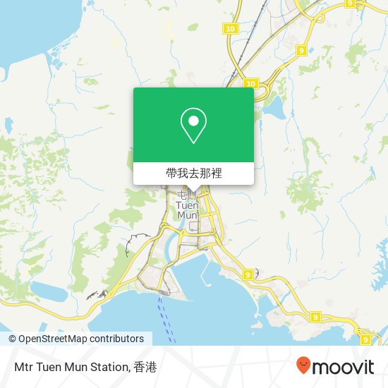 Mtr Tuen Mun Station地圖