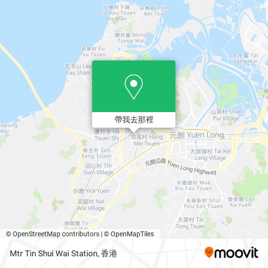 Mtr Tin Shui Wai Station地圖