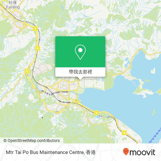Mtr Tai Po Bus Maintenance Centre地圖