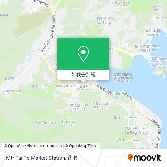 Mtr Tai Po Market Station地圖