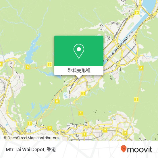 Mtr Tai Wai Depot地圖