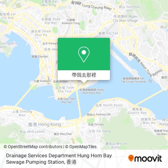 Drainage Services Department Hung Hom Bay Sewage Pumping Station地圖