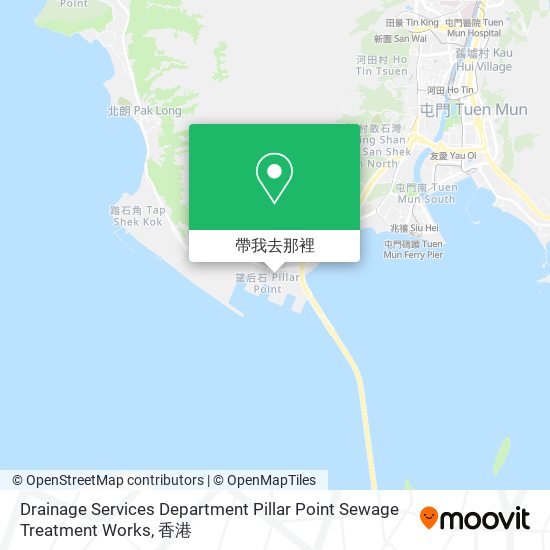 Drainage Services Department Pillar Point Sewage Treatment Works地圖