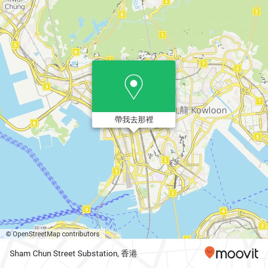 Sham Chun Street Substation地圖