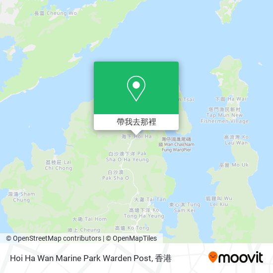 Hoi Ha Wan Marine Park Warden Post地圖