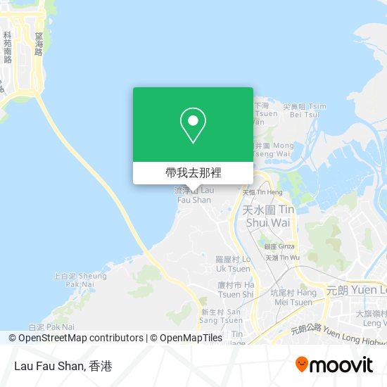 Lau Fau Shan地圖