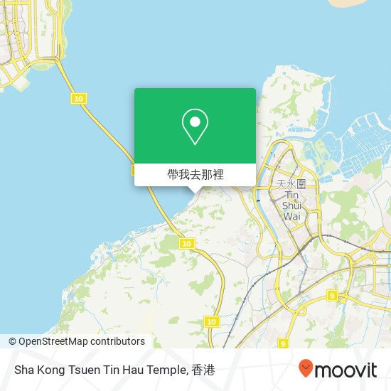 Sha Kong Tsuen Tin Hau Temple地圖
