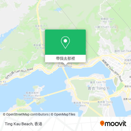 Ting Kau Beach地圖
