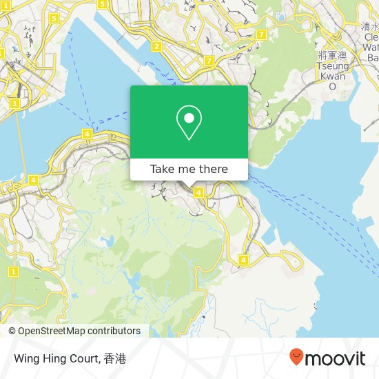 Wing Hing Court地圖