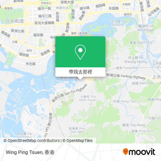 Wing Ping Tsuen地圖