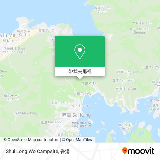 Shui Long Wo Campsite地圖