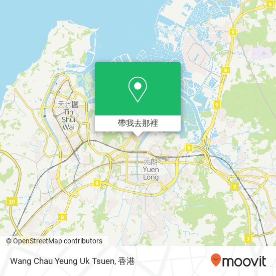 Wang Chau Yeung Uk Tsuen地圖