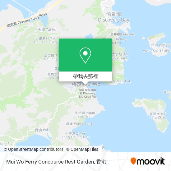Mui Wo Ferry Concourse Rest Garden地圖