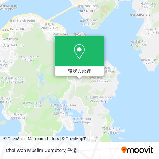 Chai Wan Muslim Cemetery地圖