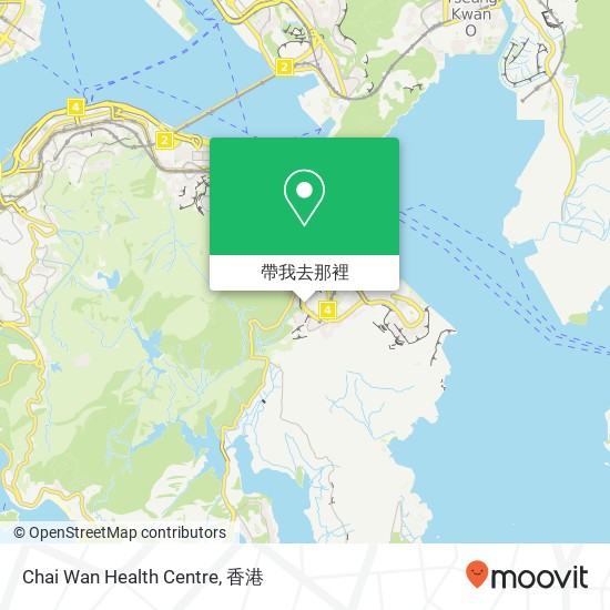 Chai Wan Health Centre地圖