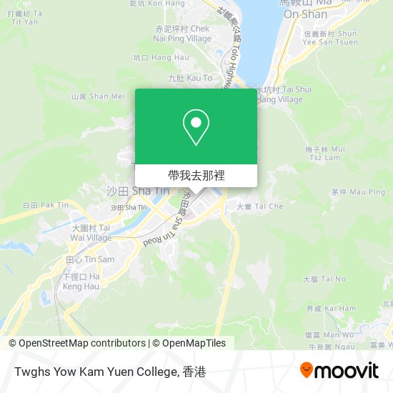 Twghs Yow Kam Yuen College地圖