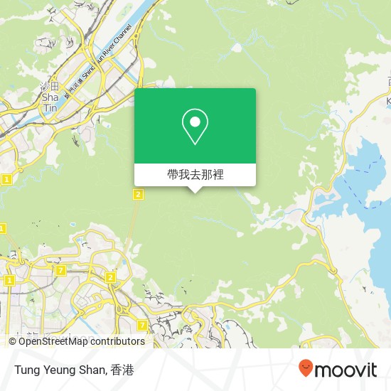 Tung Yeung Shan地圖
