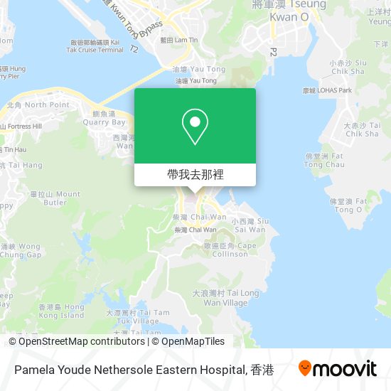 Pamela Youde Nethersole Eastern Hospital地圖