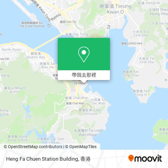 Heng Fa Chuen Station Building地圖