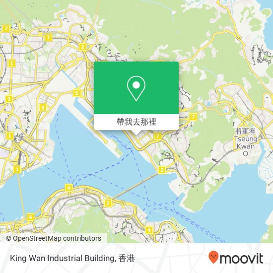 King Wan Industrial Building地圖