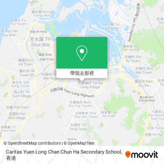 Caritas Yuen Long Chan Chun Ha Secondary School地圖