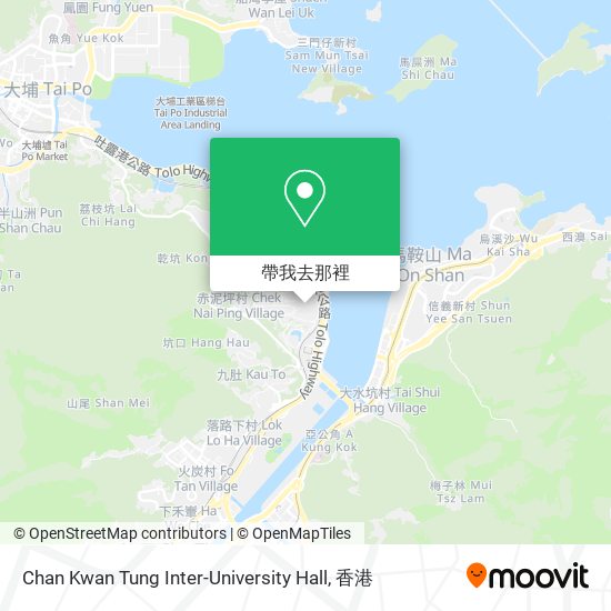 Chan Kwan Tung Inter-University Hall地圖