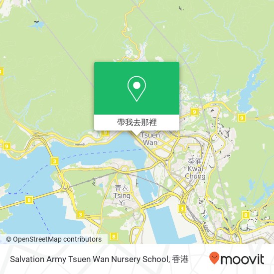 Salvation Army Tsuen Wan Nursery School地圖