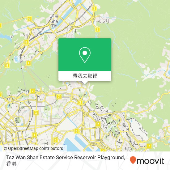Tsz Wan Shan Estate Service Reservoir Playground地圖