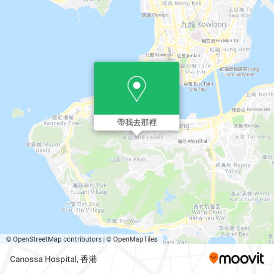 Canossa Hospital地圖