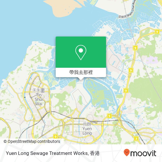 Yuen Long Sewage Treatment Works地圖