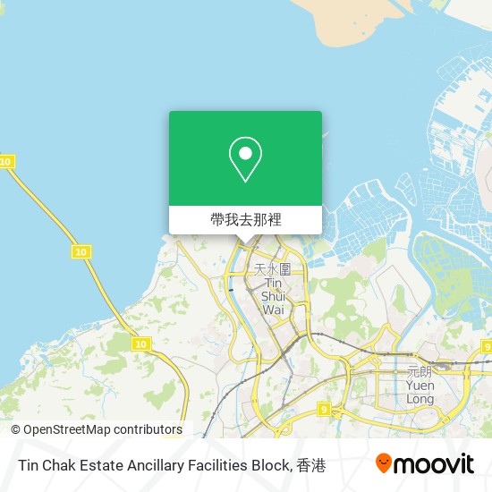 Tin Chak Estate Ancillary Facilities Block地圖