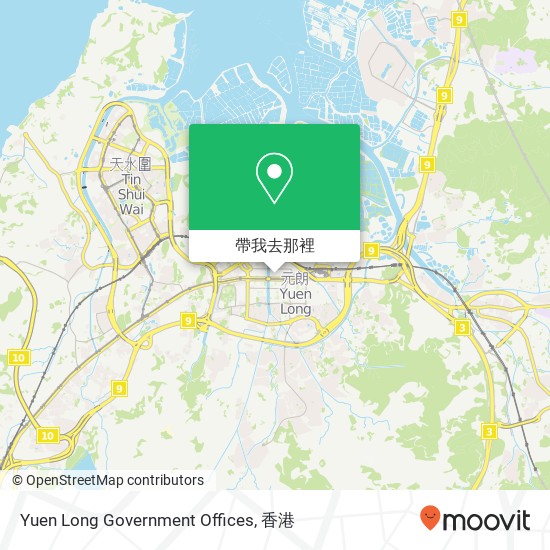 Yuen Long Government Offices地圖