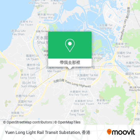 Yuen Long Light Rail Transit Substation地圖
