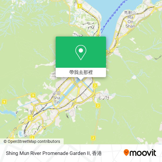 Shing Mun River Promenade Garden II地圖