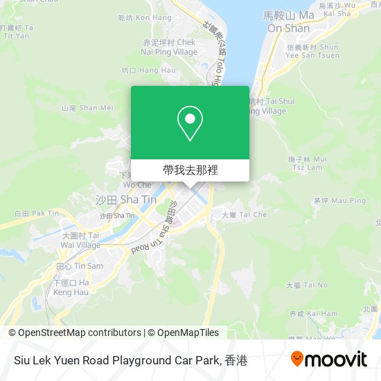 Siu Lek Yuen Road Playground Car Park地圖