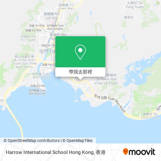 Harrow International School Hong Kong地圖