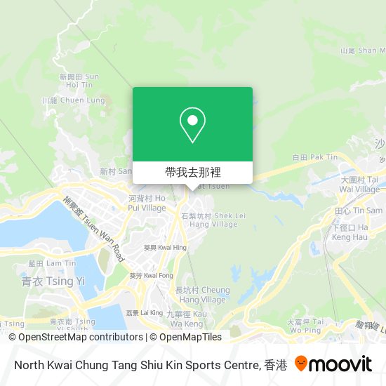 North Kwai Chung Tang Shiu Kin Sports Centre地圖