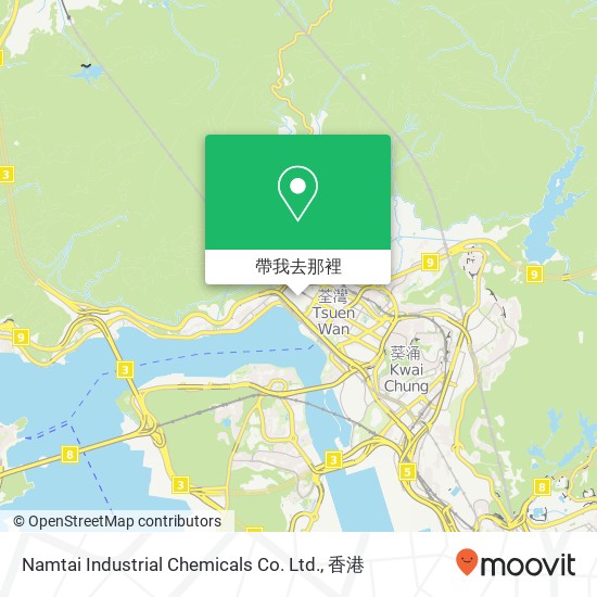 Namtai Industrial Chemicals Co. Ltd.地圖