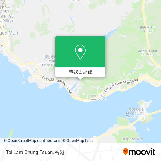 Tai Lam Chung Tsuen地圖