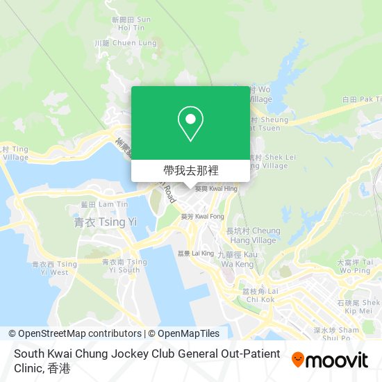 South Kwai Chung Jockey Club General Out-Patient Clinic地圖