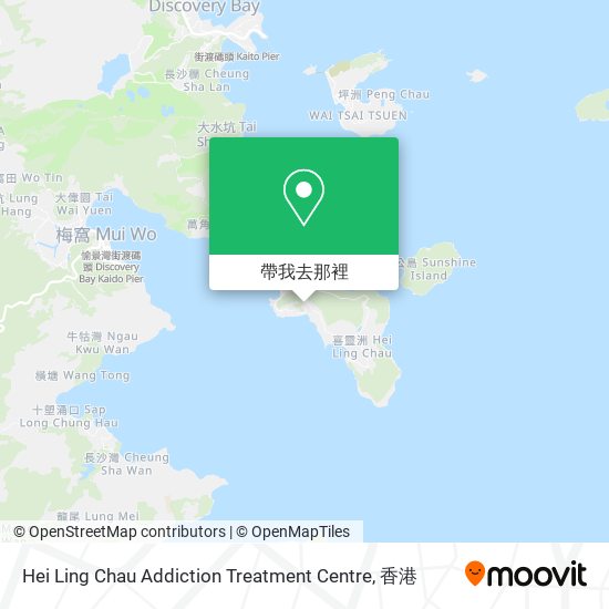 Hei Ling Chau Addiction Treatment Centre地圖
