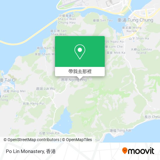 Po Lin Monastery地圖